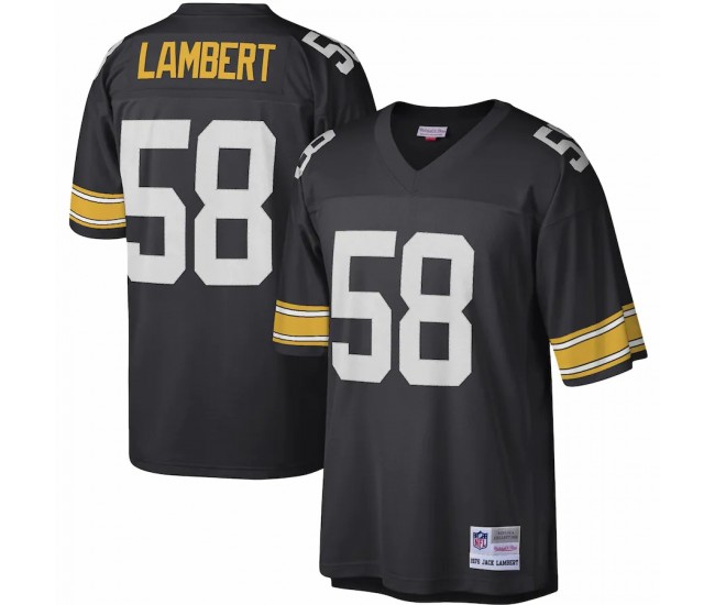 Pittsburgh Steelers Jack Lambert Men's Mitchell & Ness Black Legacy Replica Jersey