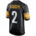 Pittsburgh Steelers Mason Rudolph Men's Nike Black Game Player Jersey