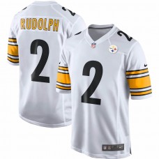 Pittsburgh Steelers Mason Rudolph Men's Nike White Game Jersey