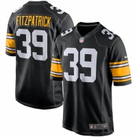 Pittsburgh Steelers Minkah Fitzpatrick Men's Nike Black Alternate Player Game Jersey