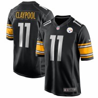 Pittsburgh Steelers Chase Claypool Men's Nike Black Game Jersey