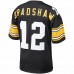 Pittsburgh Steelers Terry Bradshaw Men's Mitchell & Ness Black 1975 Authentic Throwback Retired Player Jersey