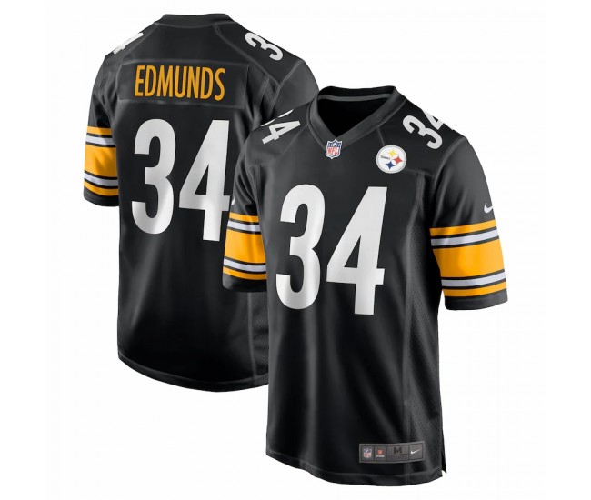 Pittsburgh Steelers Terrell Edmunds Men's Nike Black Game Jersey