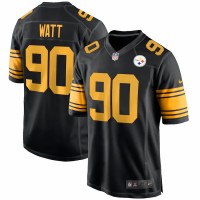 Pittsburgh Steelers T.J. Watt Men's Nike Black Alternate Game Player Jersey