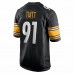 Pittsburgh Steelers Stephon Tuitt Men's Nike Black Game Team Jersey