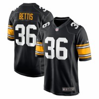 Pittsburgh Steelers Jerome Bettis Men's Nike Black Retired Player Jersey
