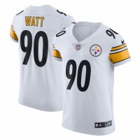 Pittsburgh Steelers T.J. Watt Men's Nike White Vapor Elite Player Jersey