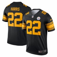 Pittsburgh Steelers Najee Harris Men's Nike Black Alternate Legend Jersey