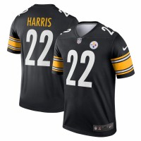 Pittsburgh Steelers Najee Harris Men's Nike Black Legend Jersey