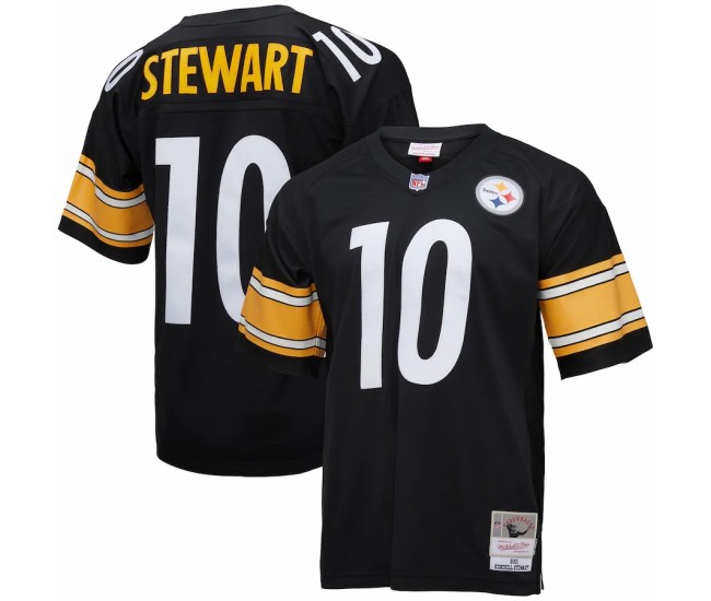 Pittsburgh Steelers Kordell Stewart Men's Mitchell & Ness Black 2001 Legacy Replica Jersey