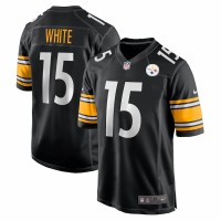 Pittsburgh Steelers Cody White Men's Nike Black Game Jersey