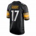 Pittsburgh Steelers Mark Gilbert Men's Nike Black Game Jersey
