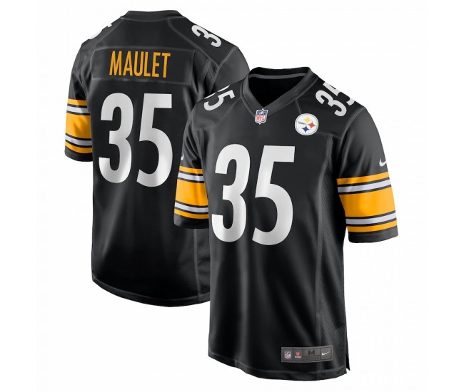 Pittsburgh Steelers Arthur Maulet Men's Nike Black Game Jersey