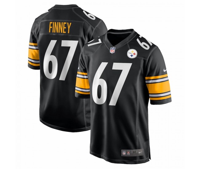 Pittsburgh Steelers B.J. Finney Men's Nike Black Game Jersey