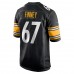Pittsburgh Steelers B.J. Finney Men's Nike Black Game Jersey