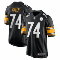 Pittsburgh Steelers Chaz Green Men's Nike Black Game Jersey