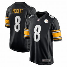 Pittsburgh Steelers Kenny Pickett Men's Nike Black 2022 NFL Draft First Round Pick Game Jersey