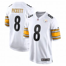 Pittsburgh Steelers Kenny Pickett Men's Nike White 2022 NFL Draft First Round Pick Game Jersey