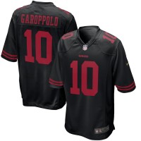 San Francisco 49ers Jimmy Garoppolo Men's Nike Black Alternate Game Jersey