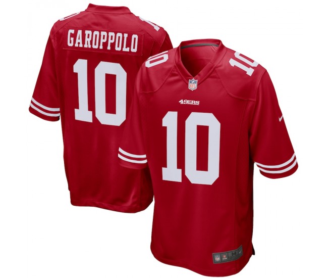 San Francisco 49ers Jimmy Garoppolo Men's Nike Scarlet Game Player Jersey