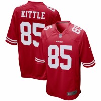 San Francisco 49ers George Kittle Men's Nike Scarlet Game Player Jersey