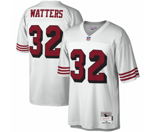 San Francisco 49ers Ricky Watters Men's Mitchell & Ness White Legacy Replica Jersey