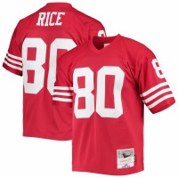 San Francisco 49ers Jerry Rice Men's Mitchell & Ness Scarlet Legacy Replica Jersey