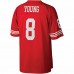San Francisco 49ers Steve Young Men's Mitchell & Ness Scarlet Legacy Replica Jersey