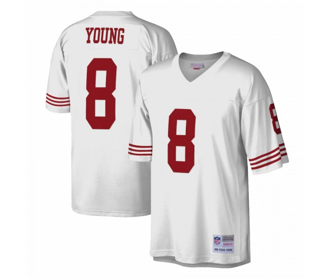 San Francisco 49ers Steve Young Men's Mitchell & Ness White Legacy Replica Jersey
