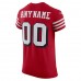 San Francisco 49ers Men's Nike Scarlet Alternate Vapor Elite Custom Jersey