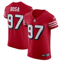 San Francisco 49ers Nick Bosa Men's Nike Scarlet Alternate Vapor Elite Jersey