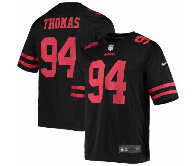 San Francisco 49ers Solomon Thomas Men's Nike Black Game Player Jersey