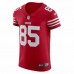 San Francisco 49ers George Kittle Men's Nike Scarlet Vapor Elite Jersey