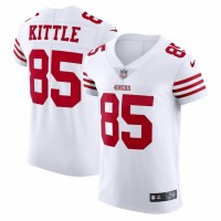 San Francisco 49ers George Kittle Men's Nike White Vapor Elite Jersey