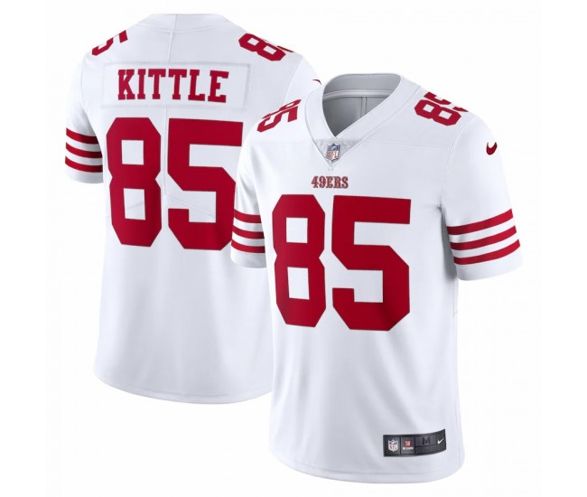 San Francisco 49ers George Kittle Men's Nike White Vapor Limited Jersey