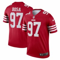San Francisco 49ers Men's Nick Bosa Nike Scarlet Legend Jersey