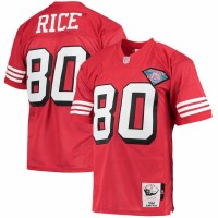 San Francisco 49ers Jerry Rice Men's Mitchell & Ness Scarlet 1994 Authentic Retired Player Jersey