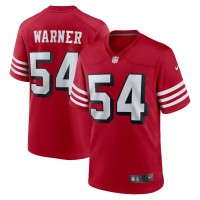 San Francisco 49ers Fred Warner Men's Nike Scarlet Alternate Game Jersey