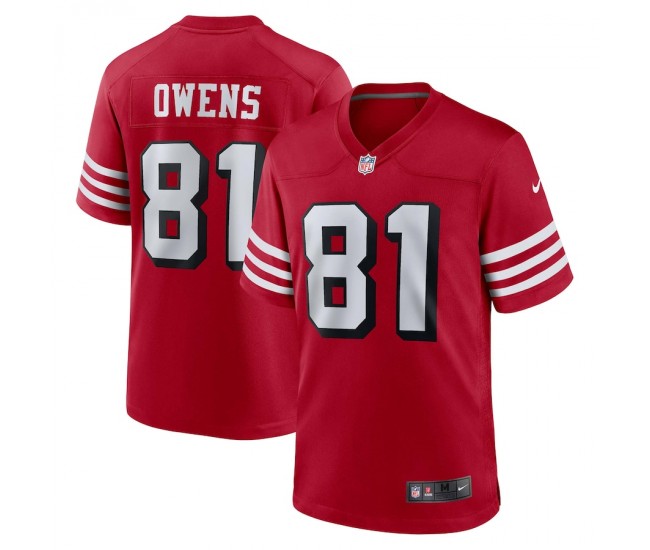 San Francisco 49ers Terrell Owens Men's Nike Scarlet Retired Alternate Game Jersey