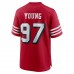 San Francisco 49ers Bryant Young Men's Nike Scarlet Retired Alternate Game Jersey