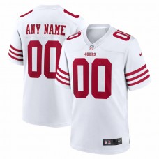 San Francisco 49ers Men's Nike White Game Custom Player Jersey