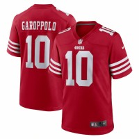 San Francisco 49ers Jimmy Garoppolo Men's Nike Scarlet Player Game Jersey