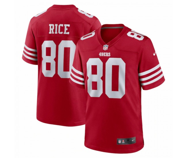 San Francisco 49ers Jerry Rice Men's Nike Scarlet Retired Team Player Game Jersey