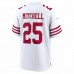 San Francisco 49ers Elijah Mitchell Men's Nike White Player Game Jersey