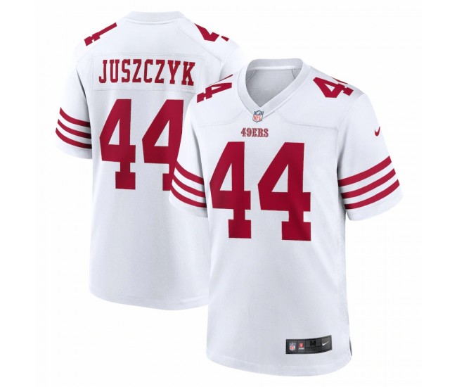 San Francisco 49ers Kyle Juszczyk Men's Nike White Player Game Jersey