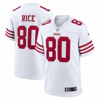 San Francisco 49ers Jerry Rice Men's Nike White Retired Player Game Jersey