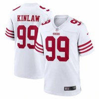 San Francisco 49ers Javon Kinlaw Men's Nike White Player Game Jersey