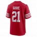 San Francisco 49ers Frank Gore Men's Nike Scarlet Retired Player Game Jersey