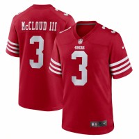 San Francisco 49ers Ray Ray McCloud Men's Nike Scarlet Game Jersey
