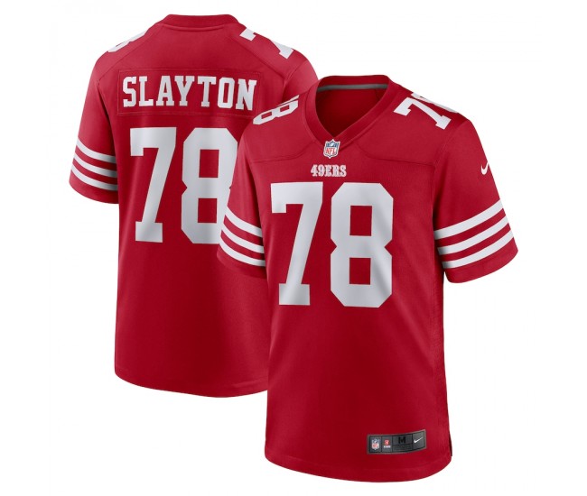 San Francisco 49ers Chris Slayton Men's Nike Scarlet Game Jersey
